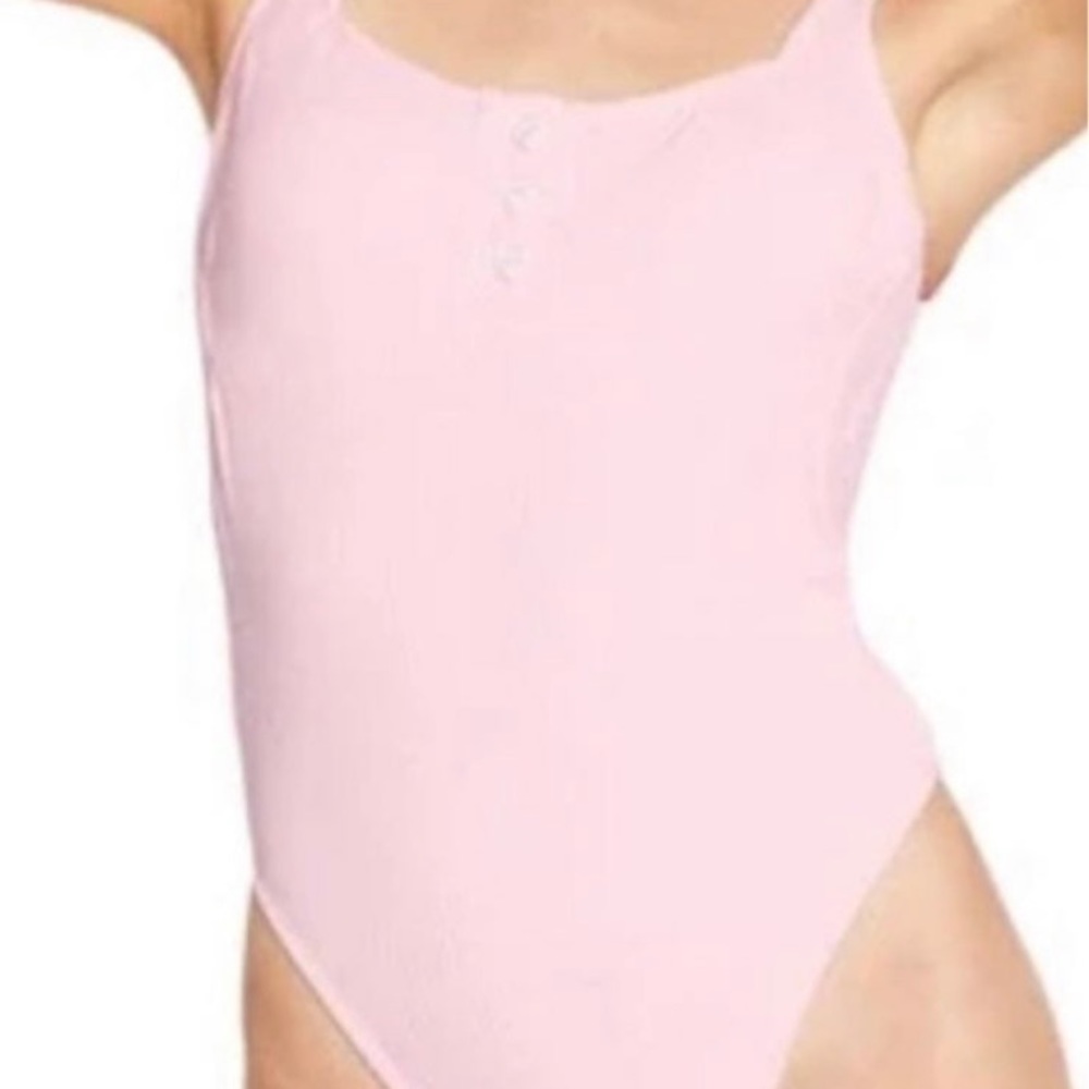 Stoney Clover Lane X Target Size XS Pink  Cheeky High Leg One Piece Swimsuit